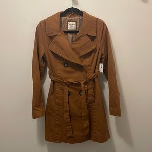 Fall cotton trench coat